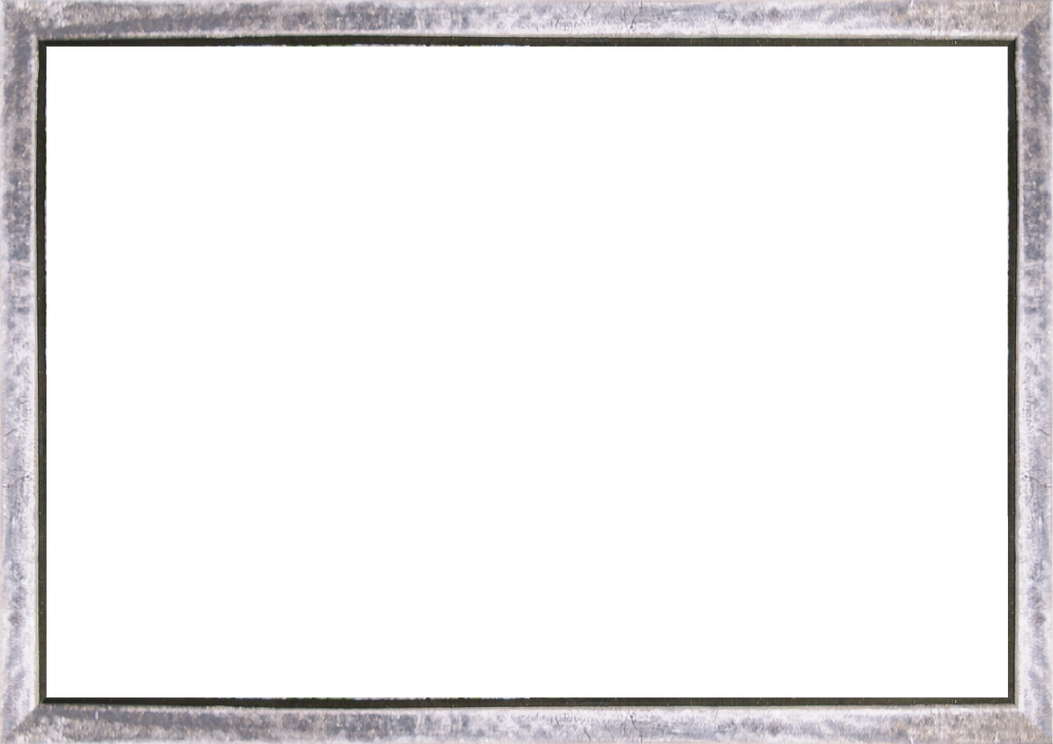 White Portrait Frame with Rustic Wooden Borders